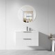 3D-2W 900x450x550mm White Wall Hung Plywood Vanity with Ceramic Basin